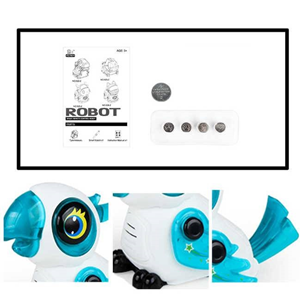 ربات اسباب بازی طوطی خط خوان آبی PARROT LINE-FOLLOWING ROBOT_اسباب بازی